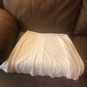 Torrid white skater skirt size 5